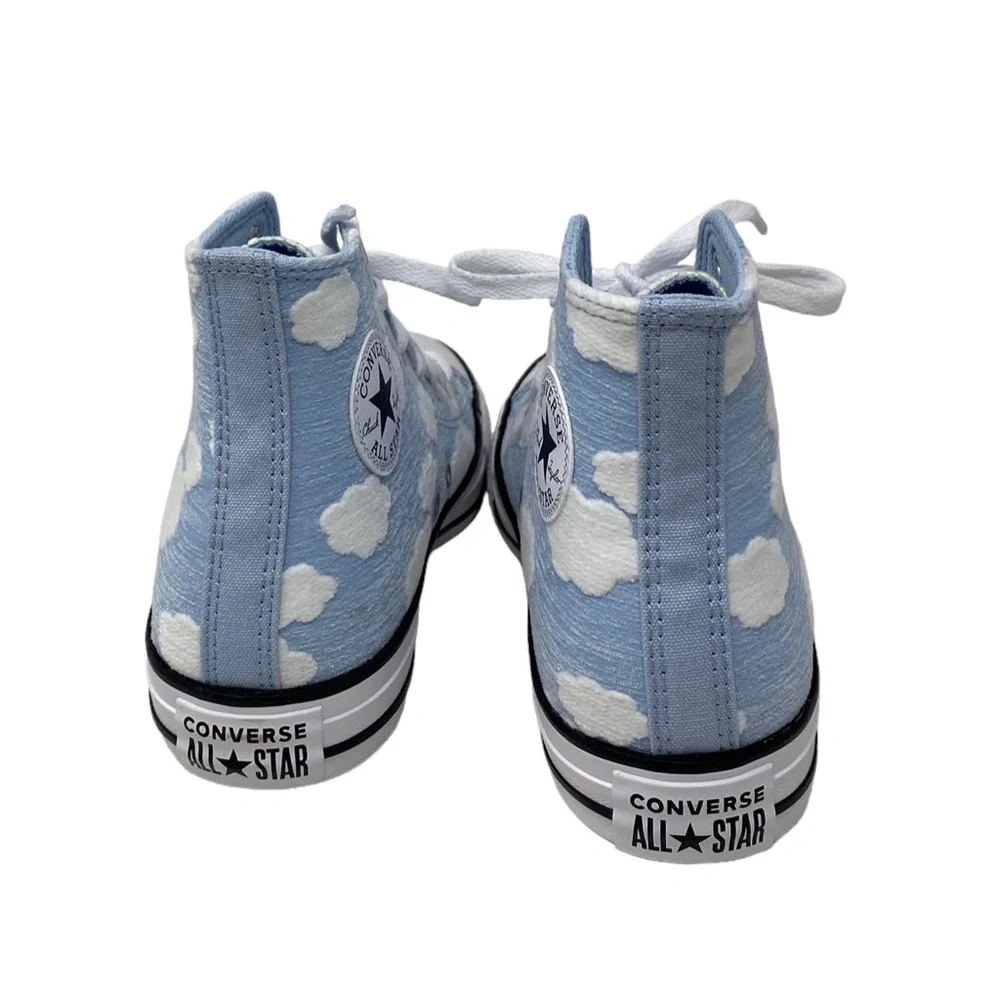 Converse Chuck Taylor Clouds Women's Sneakers Kids Blue Canvas High Top A02924F - Picture 6 of 10